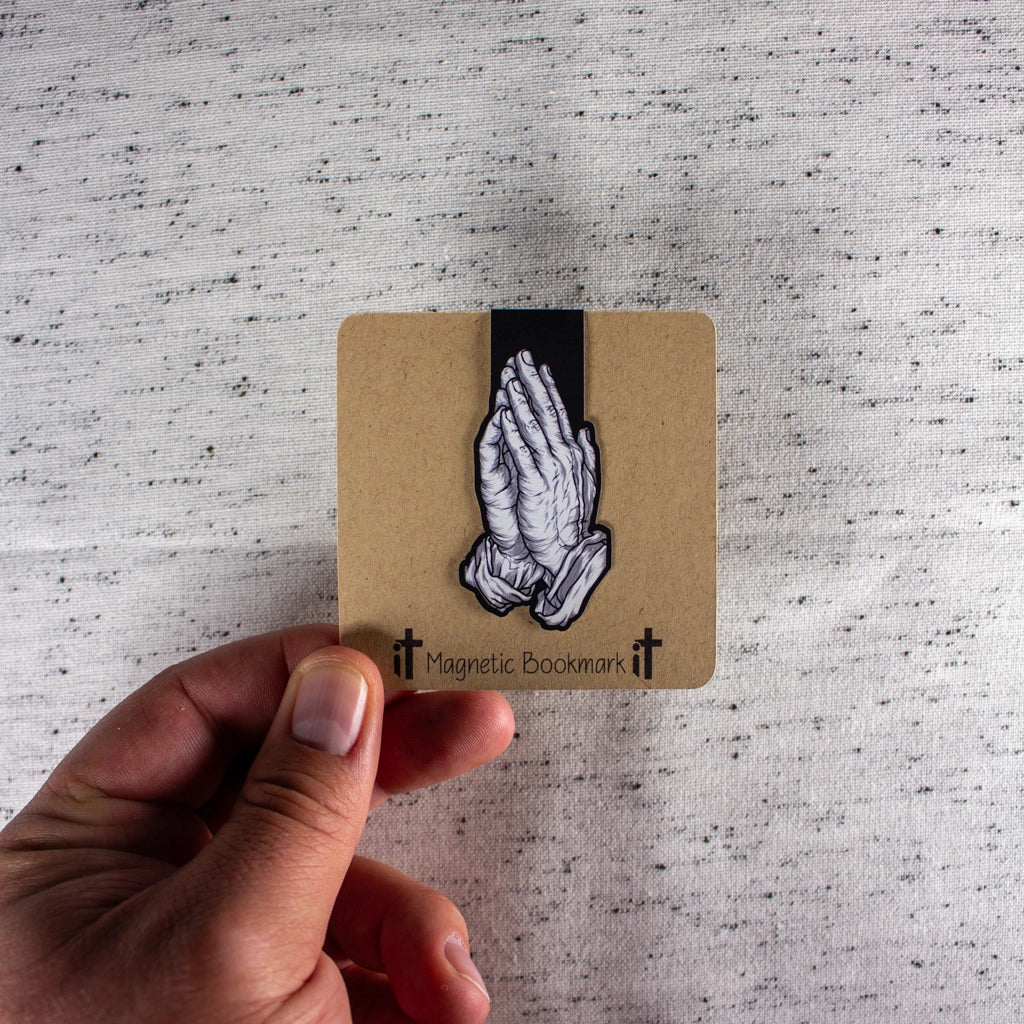 Prayer Hands Double-sided Magnetic Bookmark
