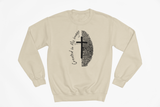 “Tan Christian crewneck with Created in His Image cross and fingerprint design”
“Genesis 127 Christian sweatshirt with fingerprint artwork”
“Minimal faith based crewneck with cross and fingerprint graphic”