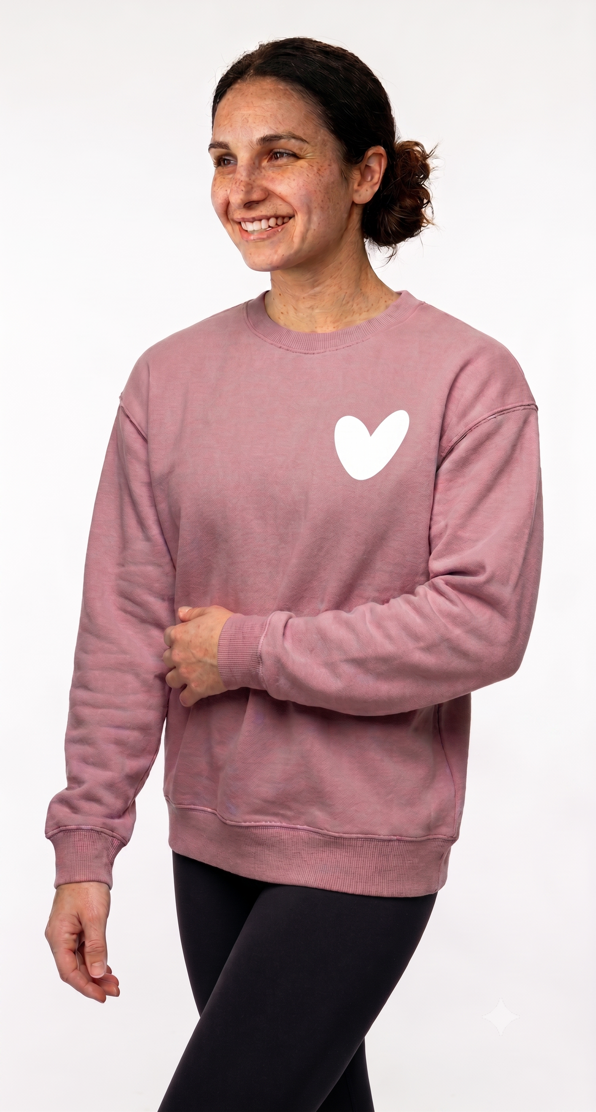 Bubble Letter Jesus Loves You Crewneck