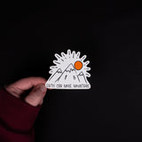 Faith Can Move Mountains Sticker