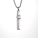 In Loving Memory Urn Cross Necklace