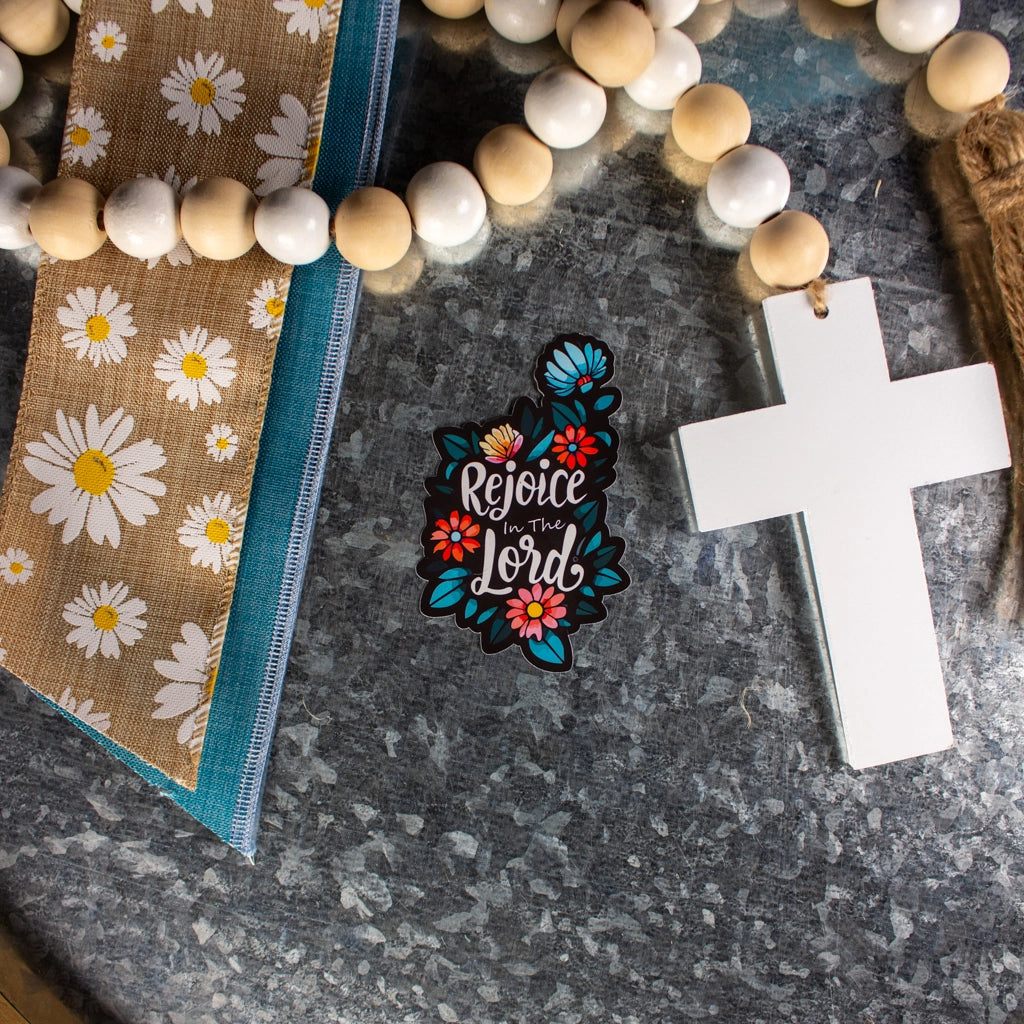 Rejoice in the Lord | 2.1"x3.2" Sticker