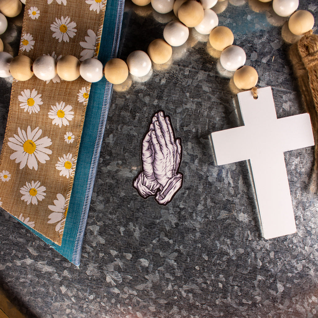Prayer Hands Sticker