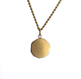 Gold Enamel Dainty Cross Necklace