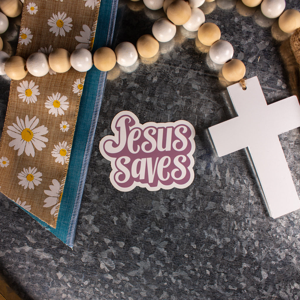 Jesus Saves Sticker