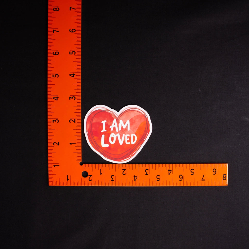 I Am Loved | 2.5"x3" Christian Sticker