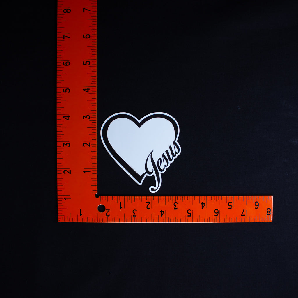 Jesus Heart Sticker