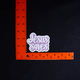 Jesus Saves Sticker