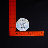 Be Still and Know Christian Sticker