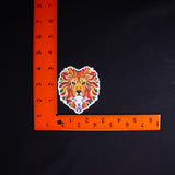 Lion and the Lamb Christian Sticker