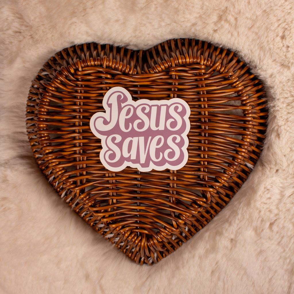 Jesus Saves Sticker
