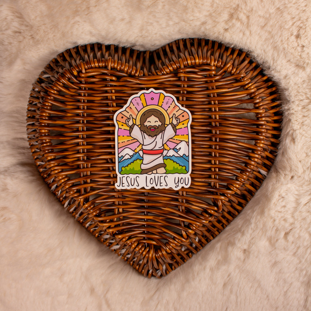 Jesus Loves You Sticker