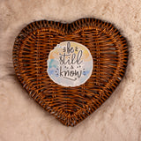 Be Still and Know Christian Sticker
