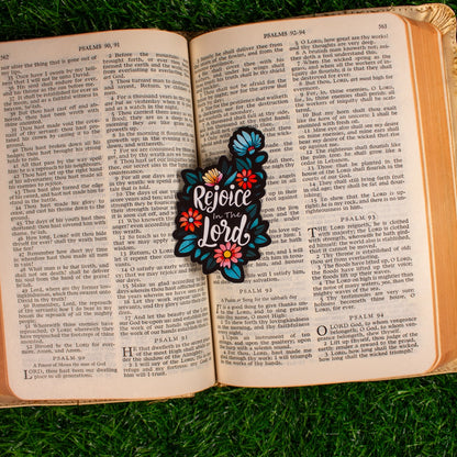 Rejoice in the Lord | 3.25"x2.15" Sticker