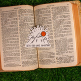 Faith Can Move Mountains Sticker