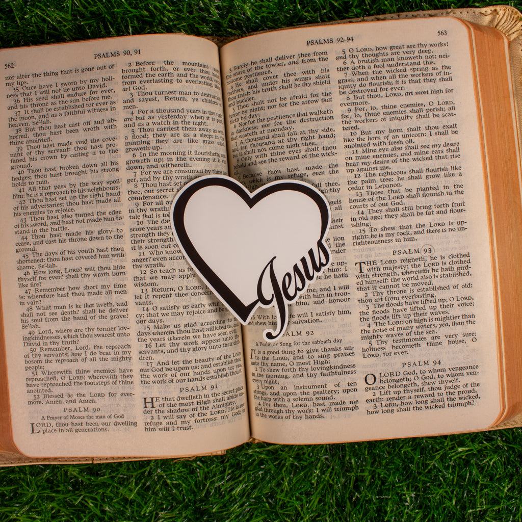Jesus Heart Sticker