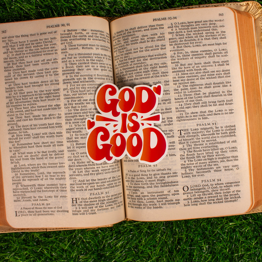 God Is Good Sticker
