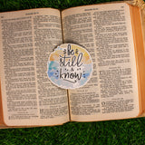 Be Still and Know Christian Sticker