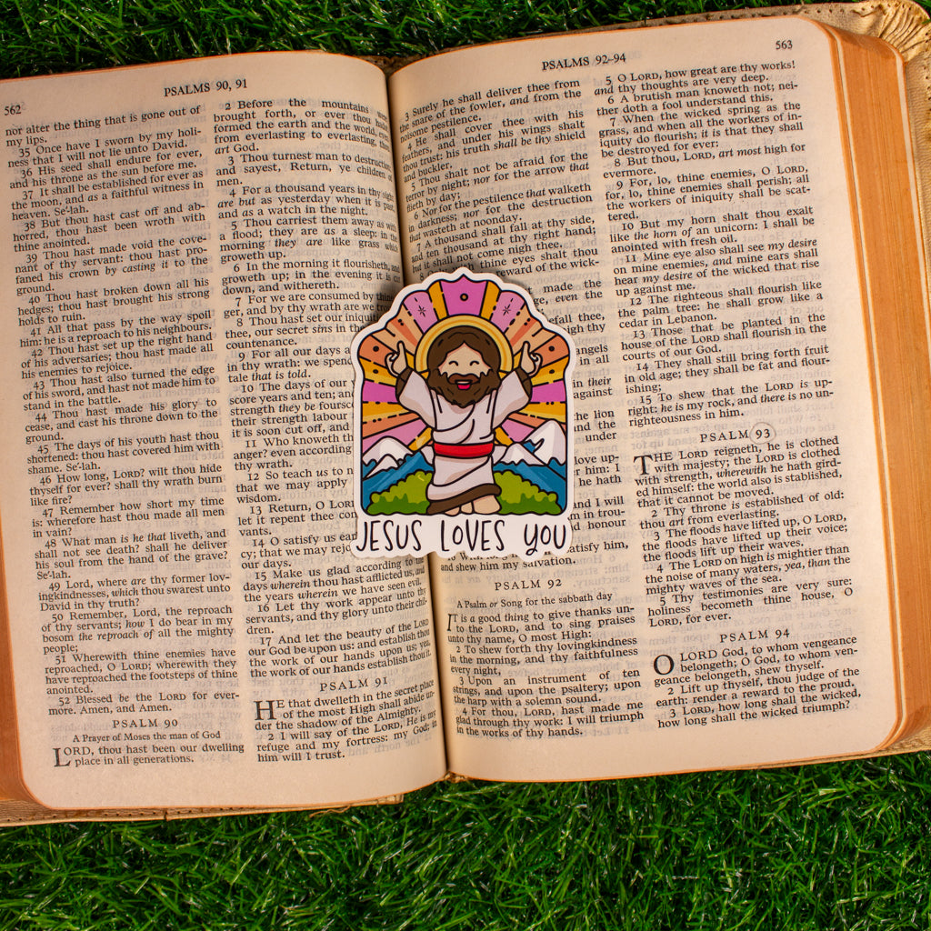 Jesus Loves You Sticker