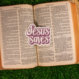 Jesus Saves Sticker