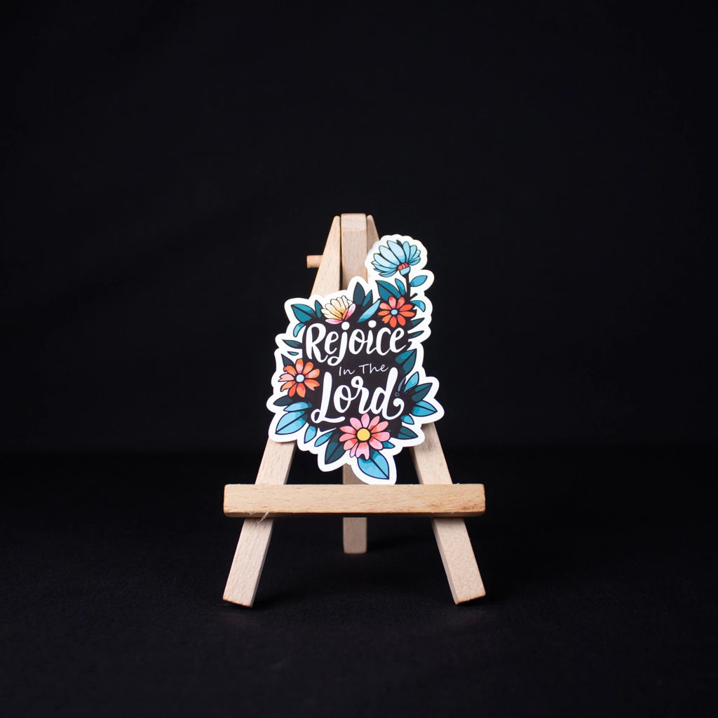 Rejoice in the Lord | 2.1"x3.2" Sticker