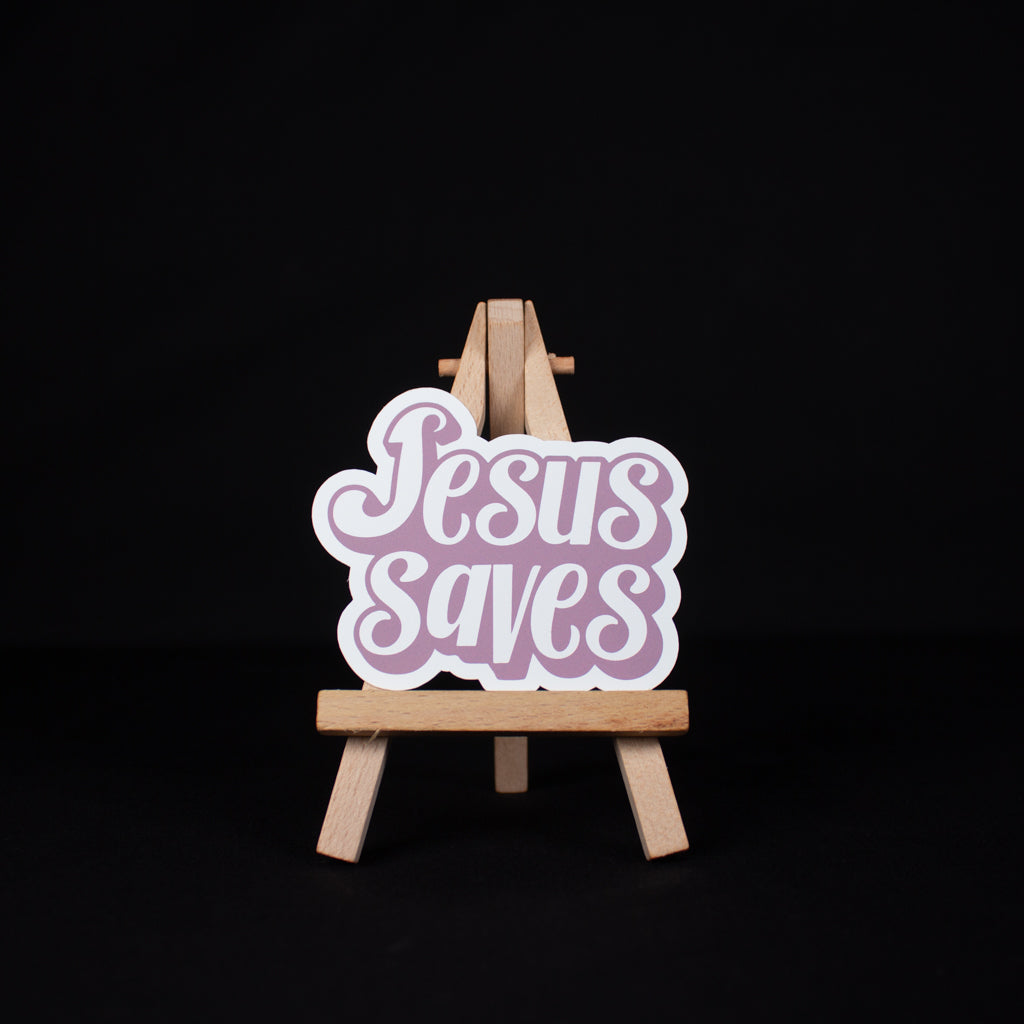 Jesus Saves Sticker