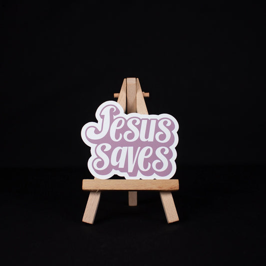 Jesus Saves | 3"x2.5" Sticker