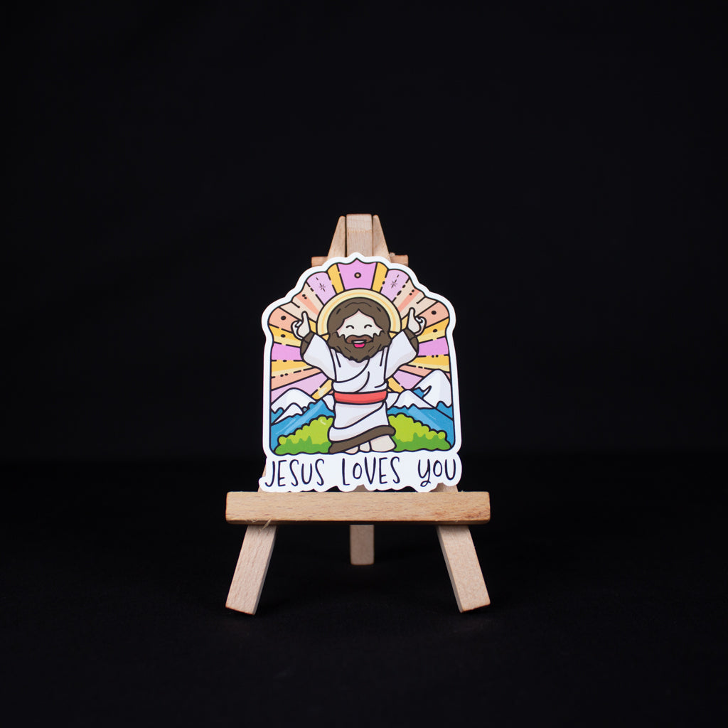 Jesus Loves You Sticker