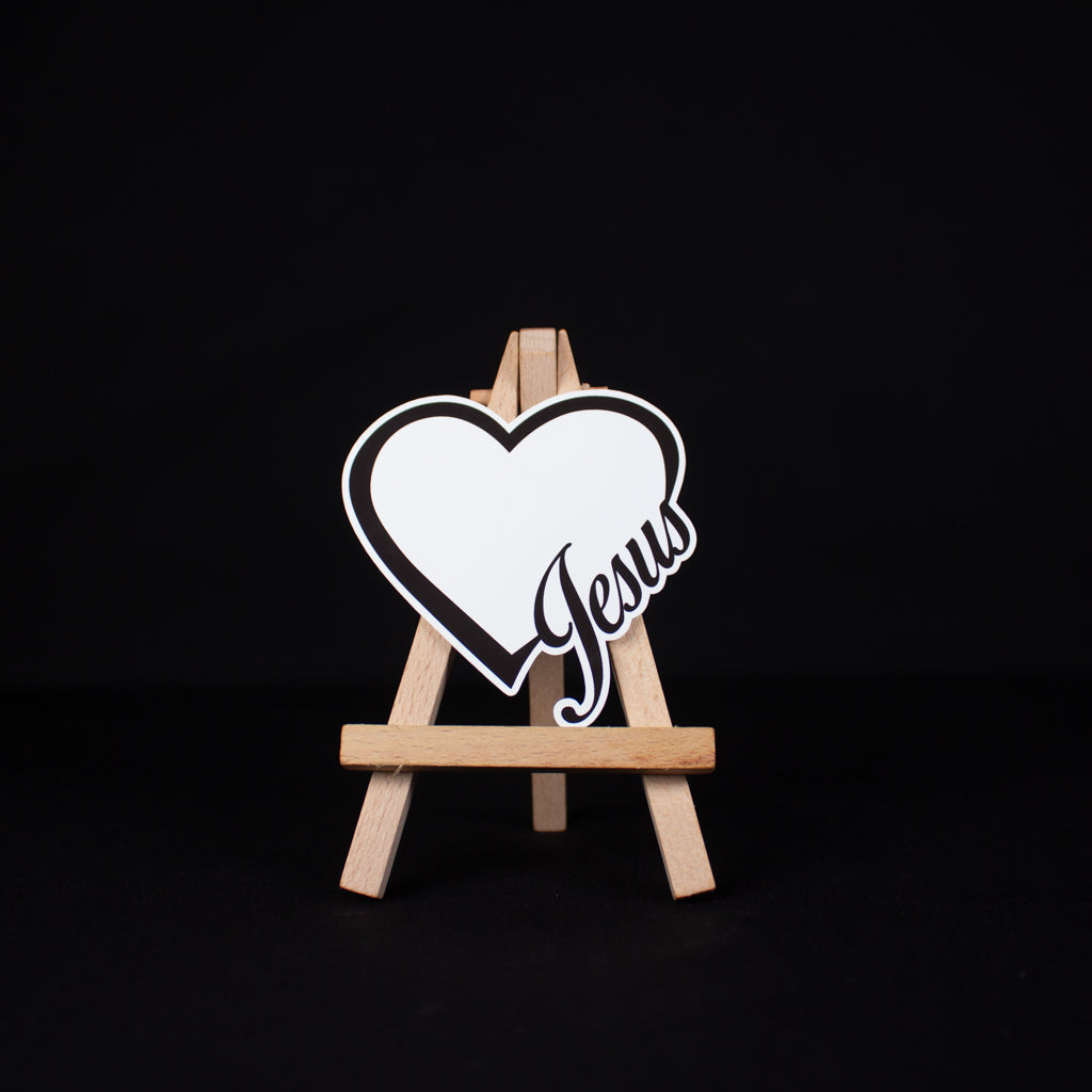 Jesus Heart Sticker