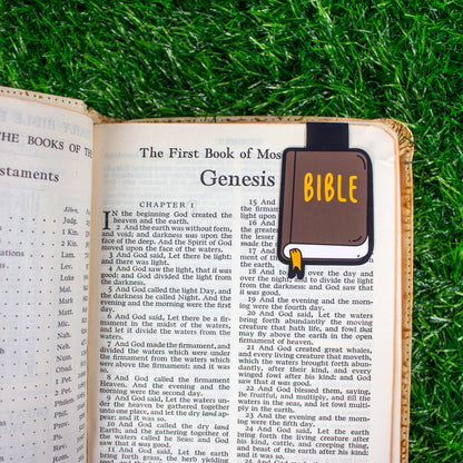 Hand-drawn Bible Double-sided Magnetic Bookmark