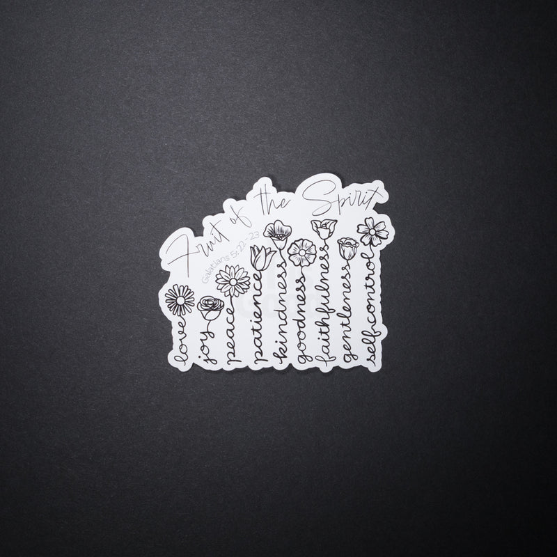 Fruit of the Spirit Floral Sticker