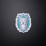 Green Lion and the Lamb Sticker