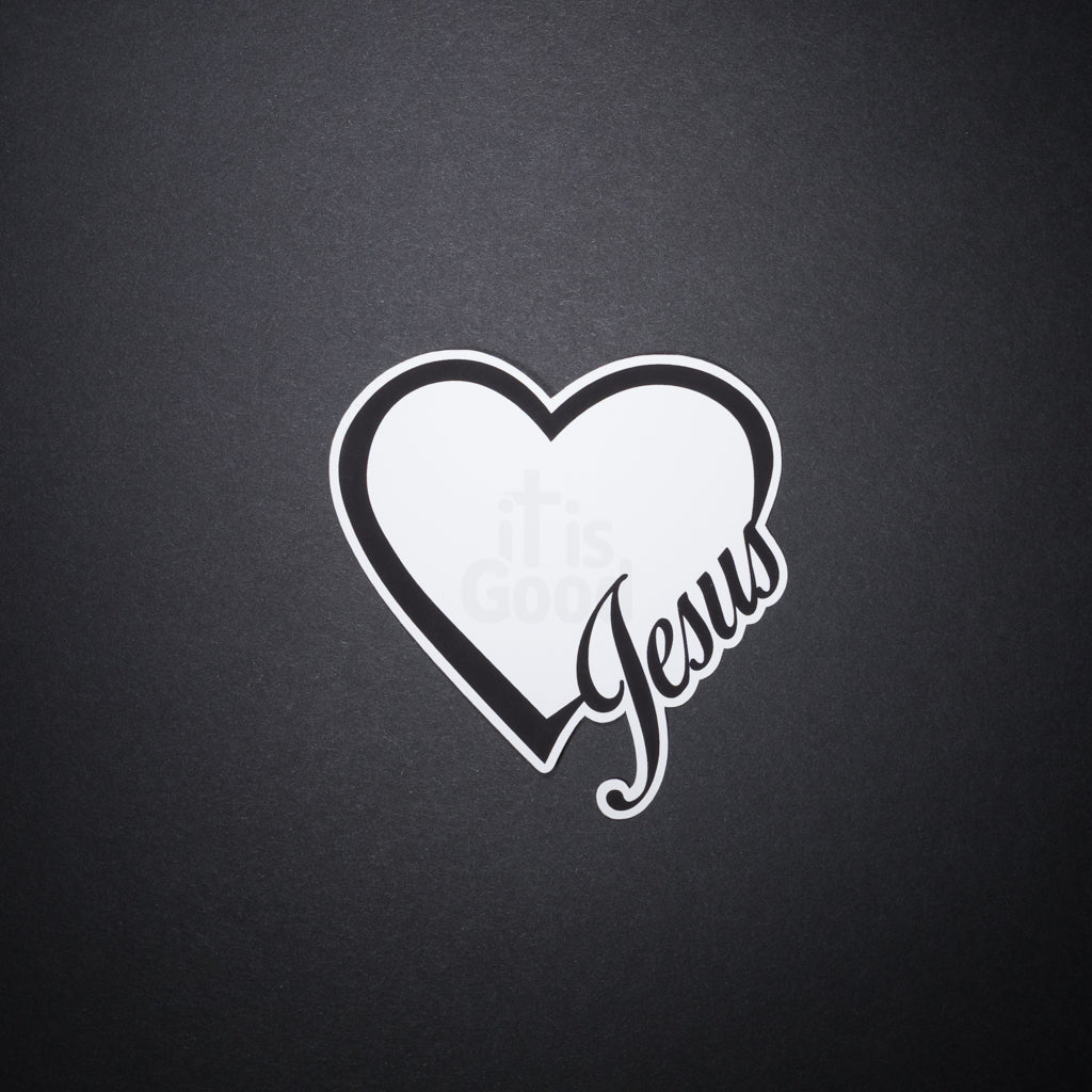 Jesus Heart Sticker