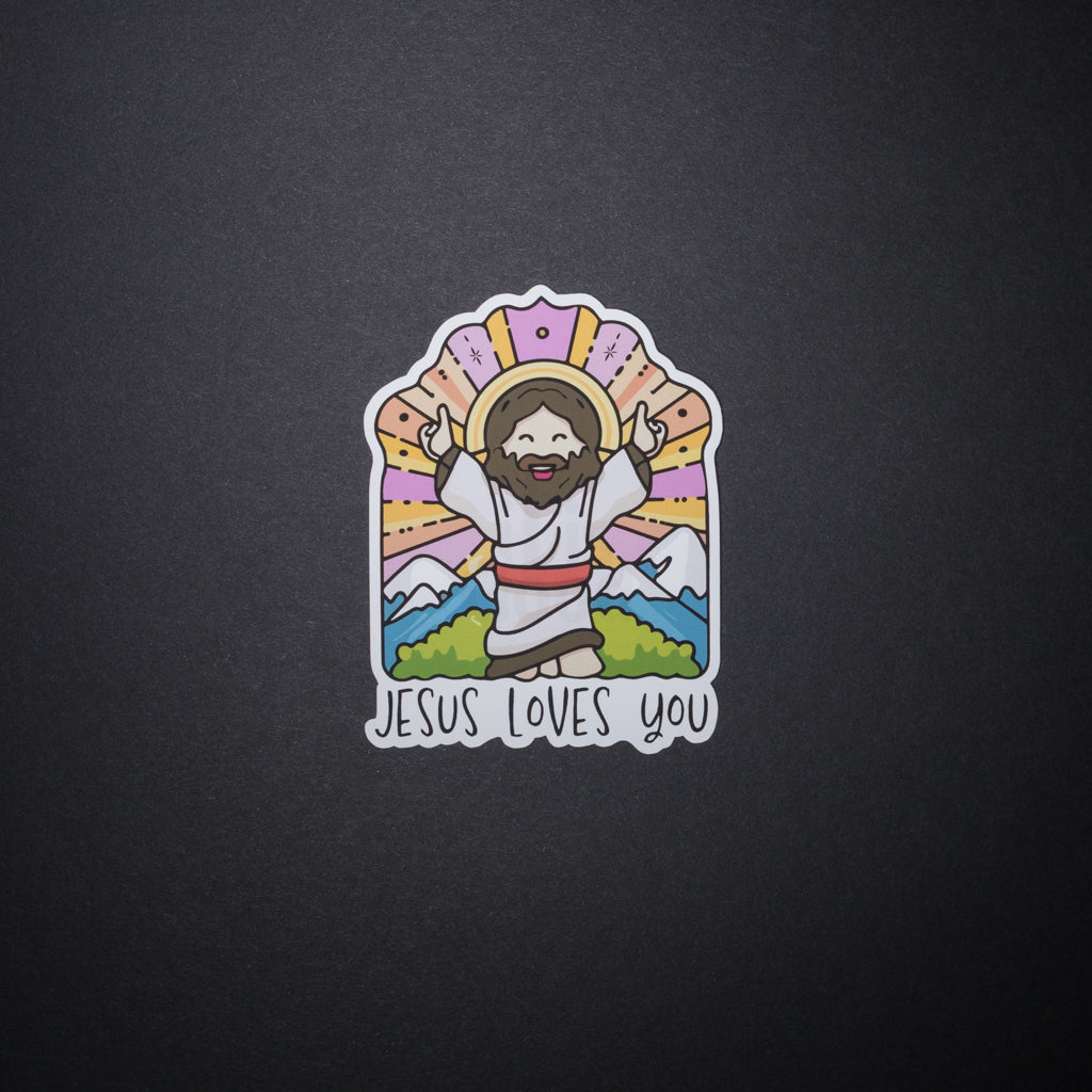 Jesus Loves You Sticker