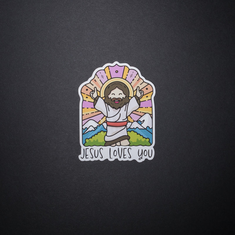 Jesus Loves You Sticker