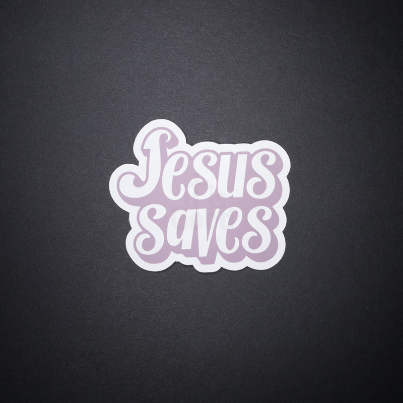 Jesus Saves Sticker
