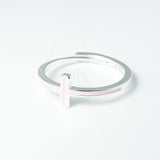 Adjustable Enamel Cross Ring