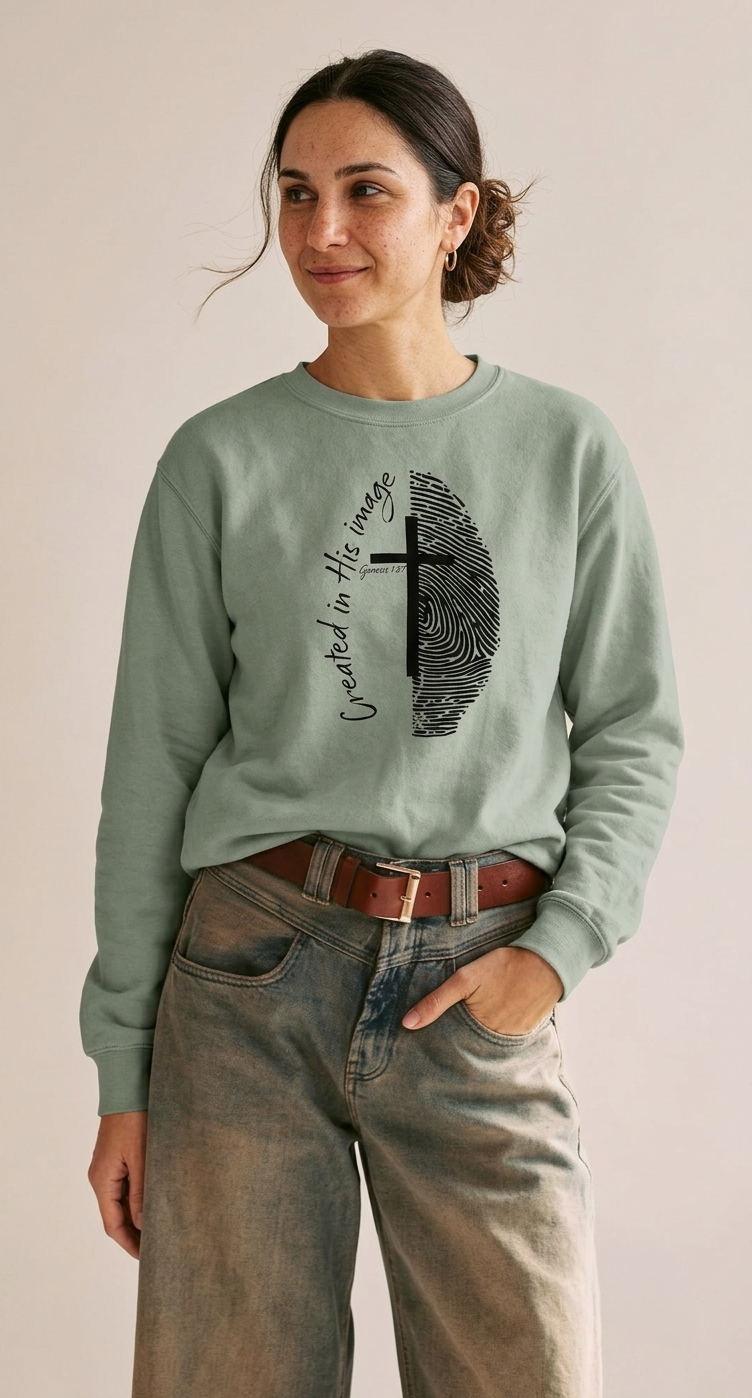 Created in His Image Crewneck