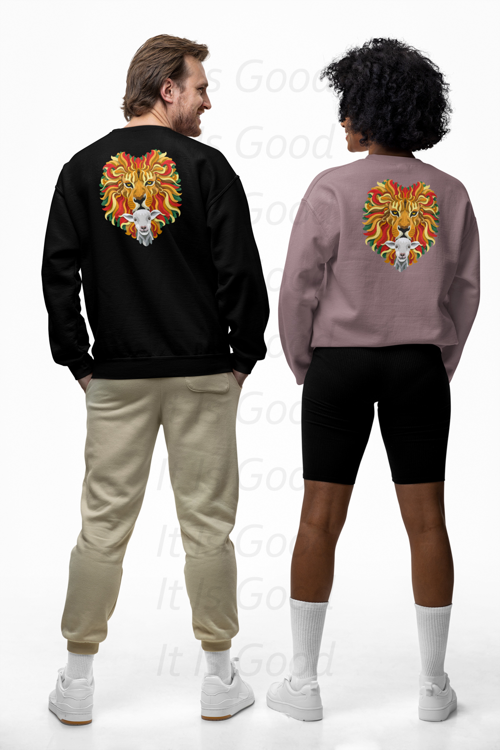 Lion and Lamb Unisex Crewneck